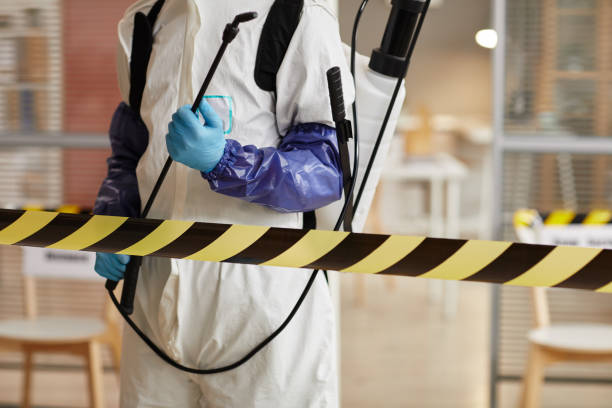 Professional Biohazard Cleanup technician working in Clearfield, PA